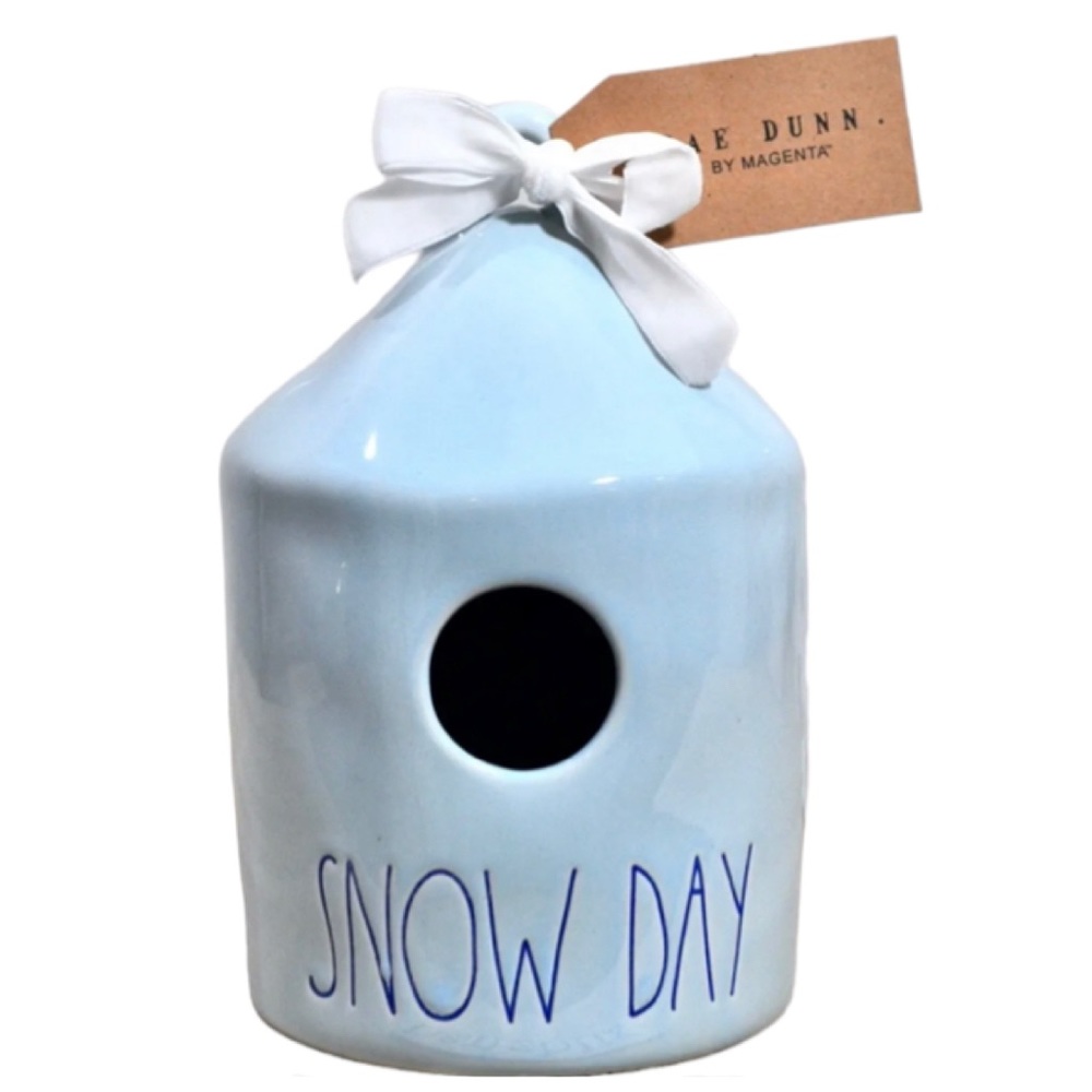 Rae Dunn “Snow Day” Birdhouse